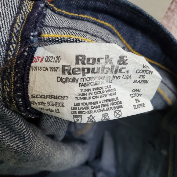 True Religion straight leg denim jeans - Picture 5 of 6